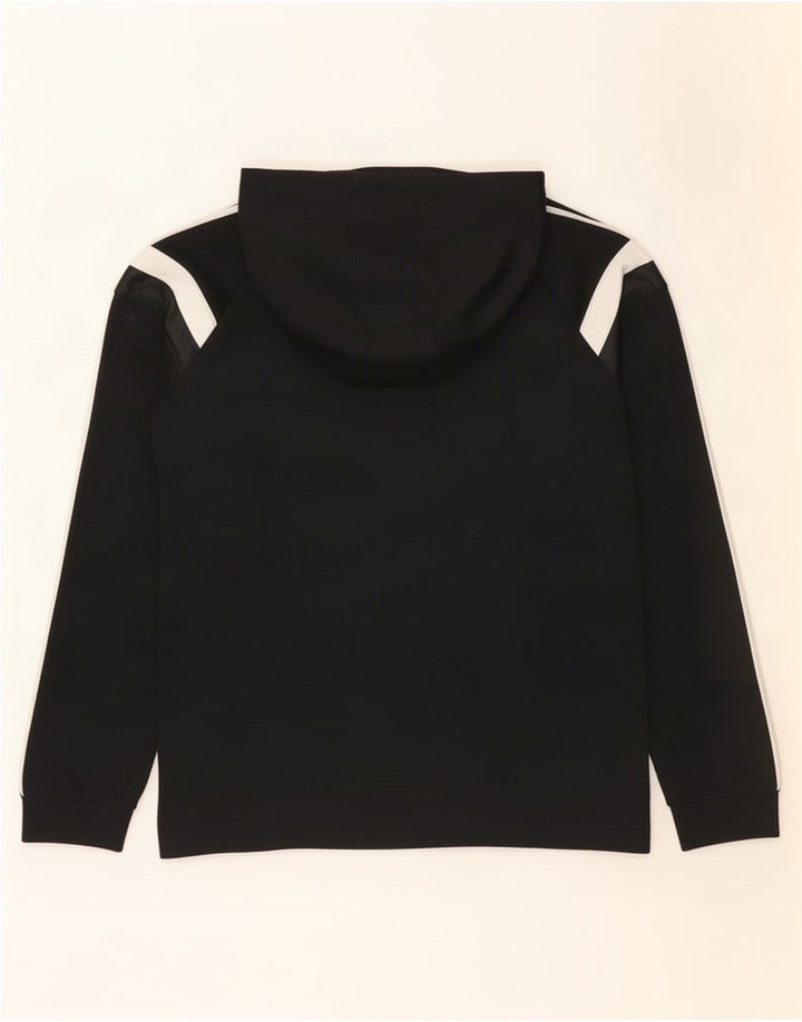 Adidas Pull à capuche pour homme en polyester color block noir moyen