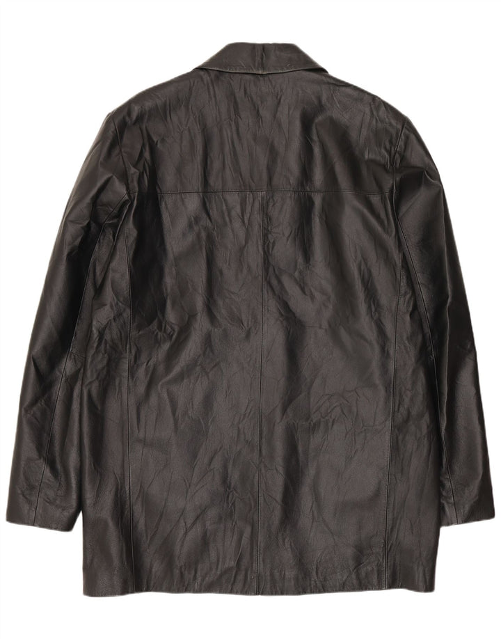 CONBIPEL Manteau en Cuir Homme IT 50 Grand Cuir Noir