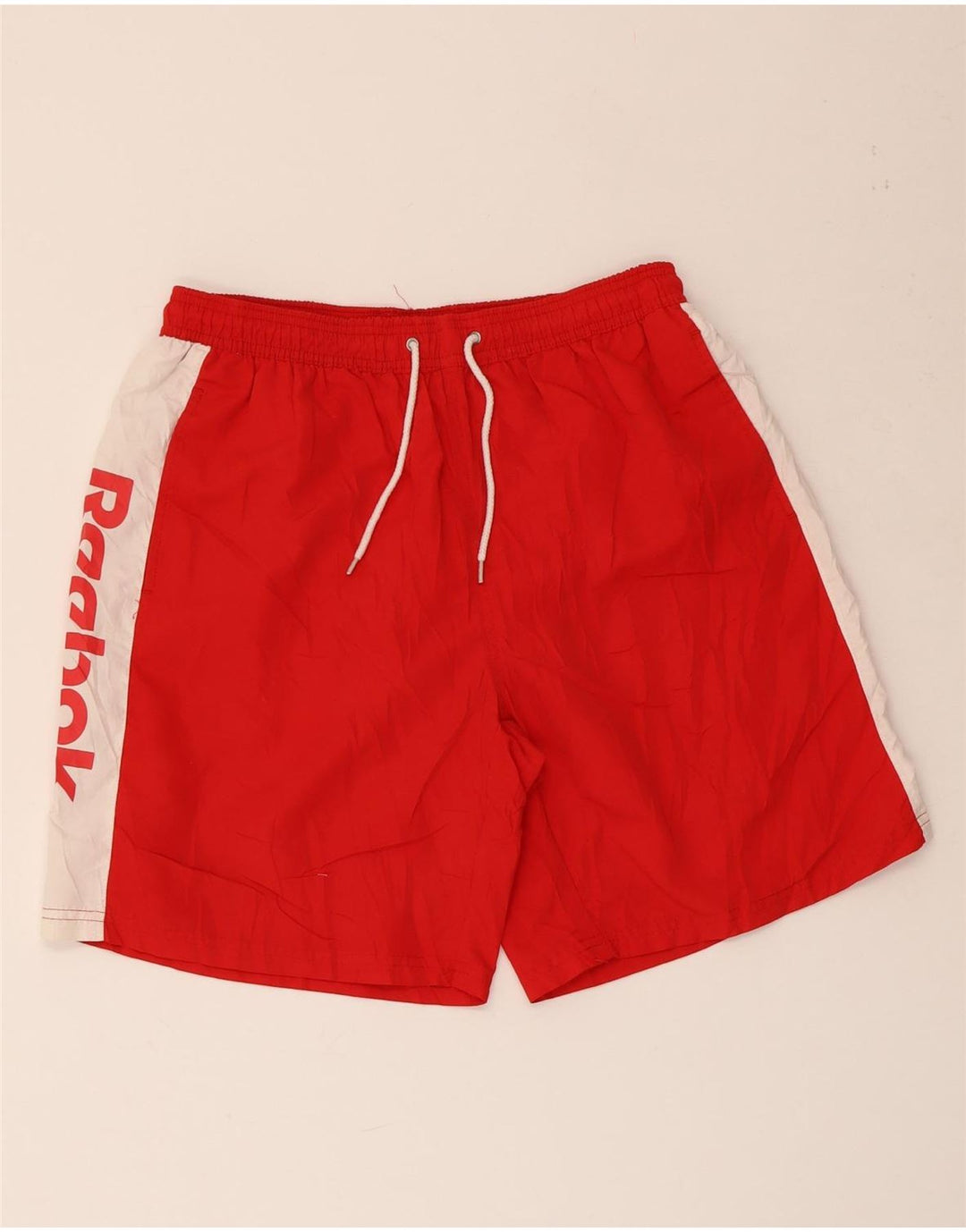 Reebok Short de Bain Graphic Homme XL Rouge Colourblock