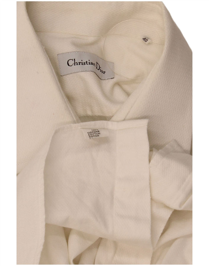 Christian Dior Chemise formelle homme taille 40 coton blanc moyen