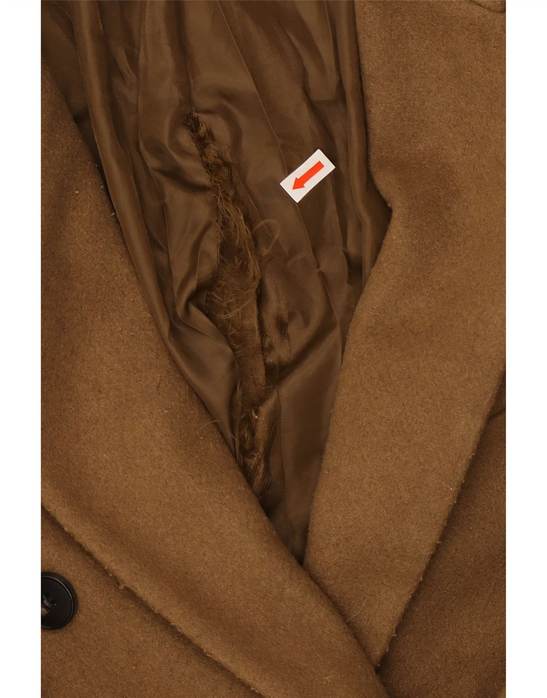 Topshop Petite Manteau Oversize à Double Boutonnage pour Femme UK 4 XS Marron