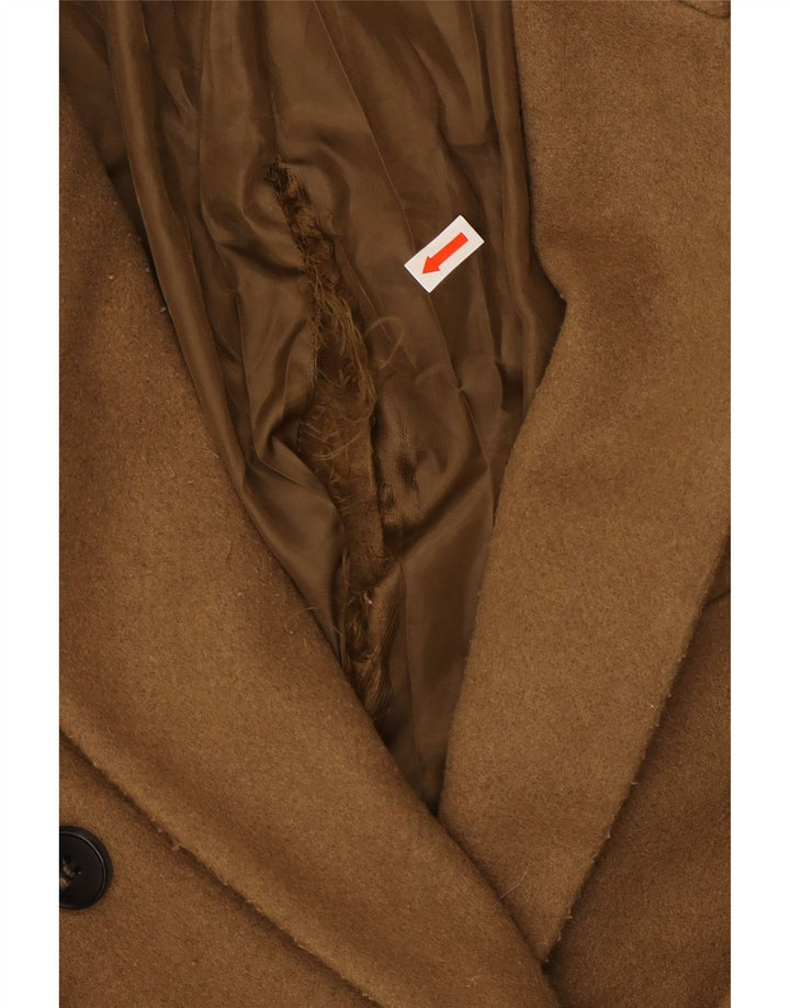 Topshop Petite Manteau Oversize à Double Boutonnage pour Femme UK 4 XS Marron