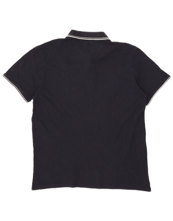 Champion Polo Homme 2XL Bleu Marine Rayé