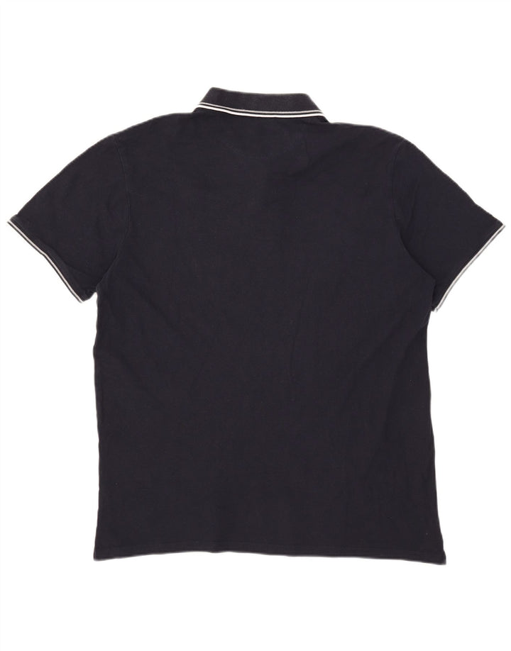 Champion Polo Homme 2XL Bleu Marine Rayé