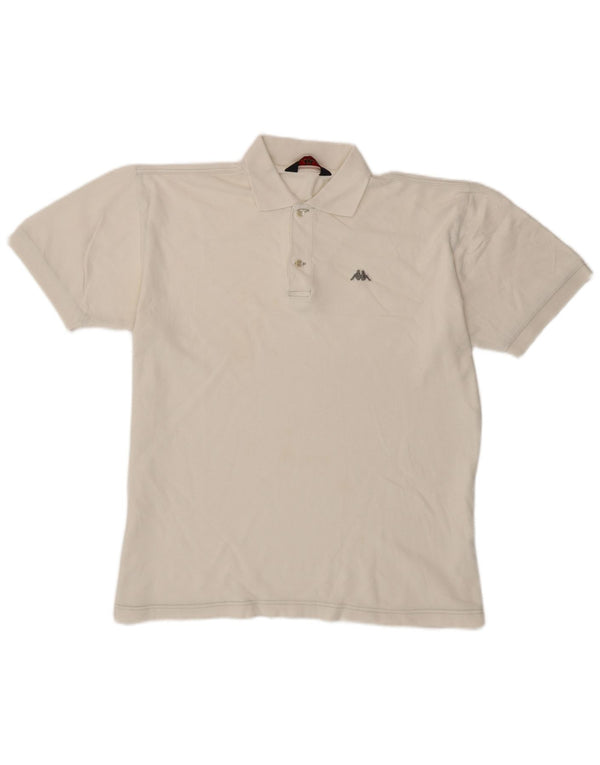 Kappa Polo Homme XL Blanc Coton