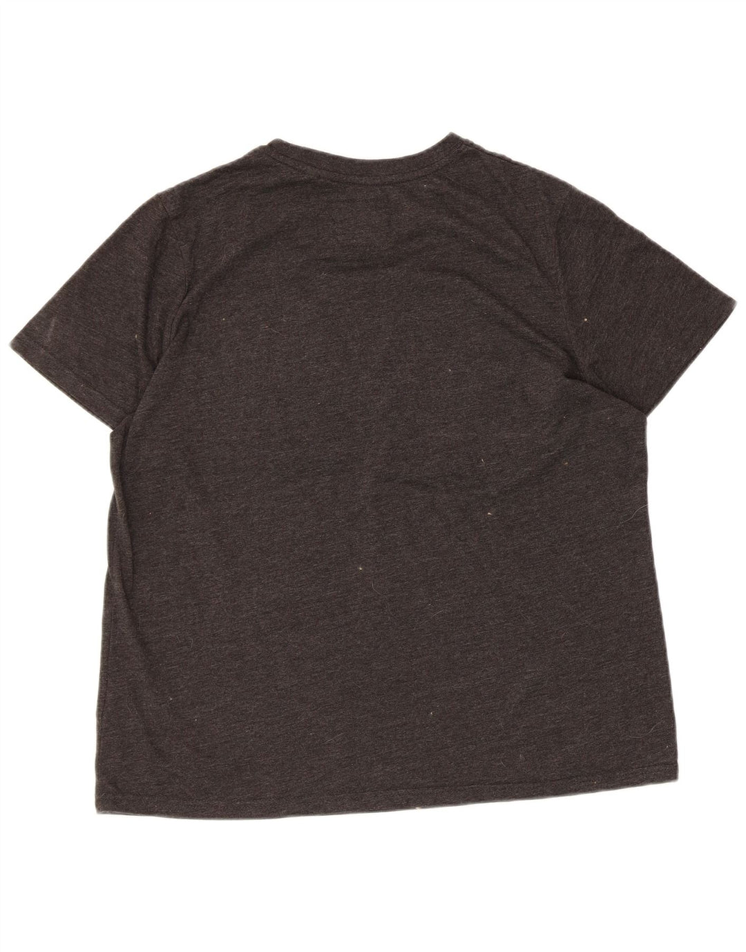 SUPERDRY T-Shirt Graphique Femme UK 16 Large Gris Moucheté Coton