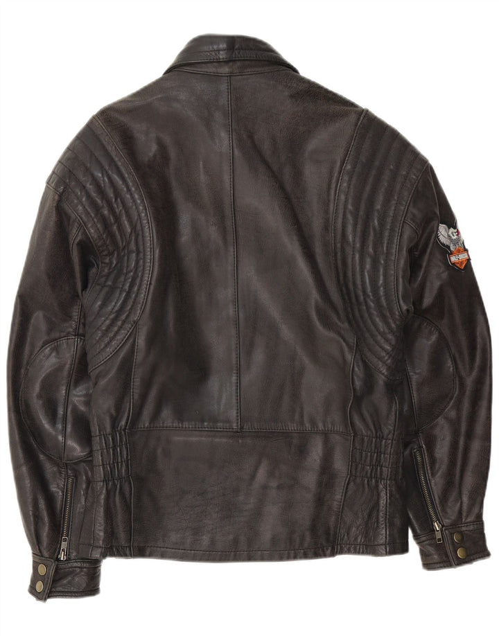 EUROX Veste Harley Davidson Moto Racer pour homme UK 38 Medium Noir