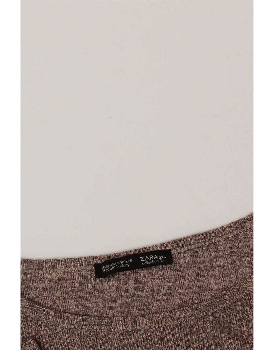 Zara Femme Top Manches 3/4 UK 10 Petit Rose