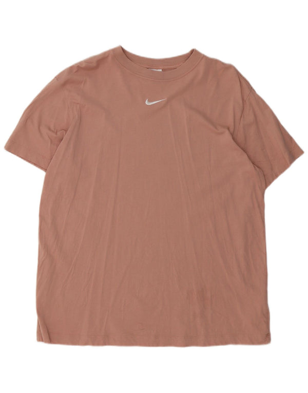 Nike T-shirt coupe ample en coton rose moyen pour homme