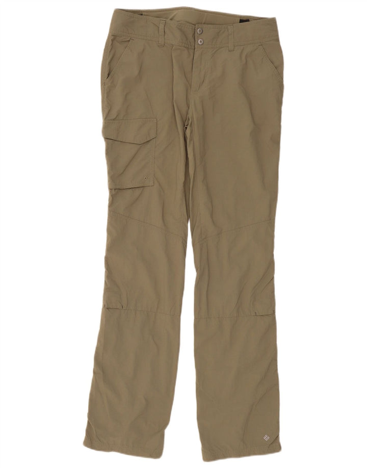 COLUMBIA Pantalon cargo régulier pour femme US 6 Medium W32 L32 Kaki