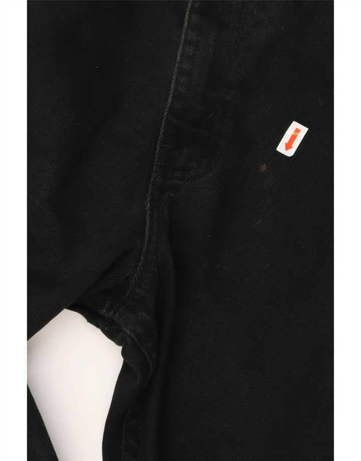 LEVI'S Mens 751 Straight Jeans W34 L30 Black Cotton