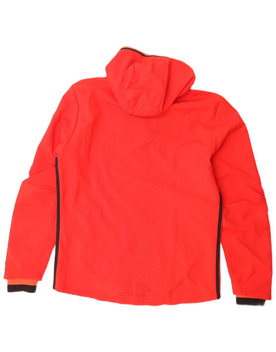 Adidas Veste de pluie à capuche Climacool Graphic pour homme UK 38 Rouge moyen Polyester