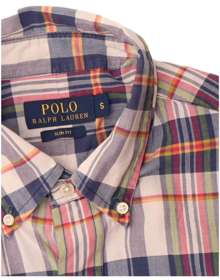 POLO RALPH LAUREN Chemise Slim Fit Homme Petit Carreau Multicolore