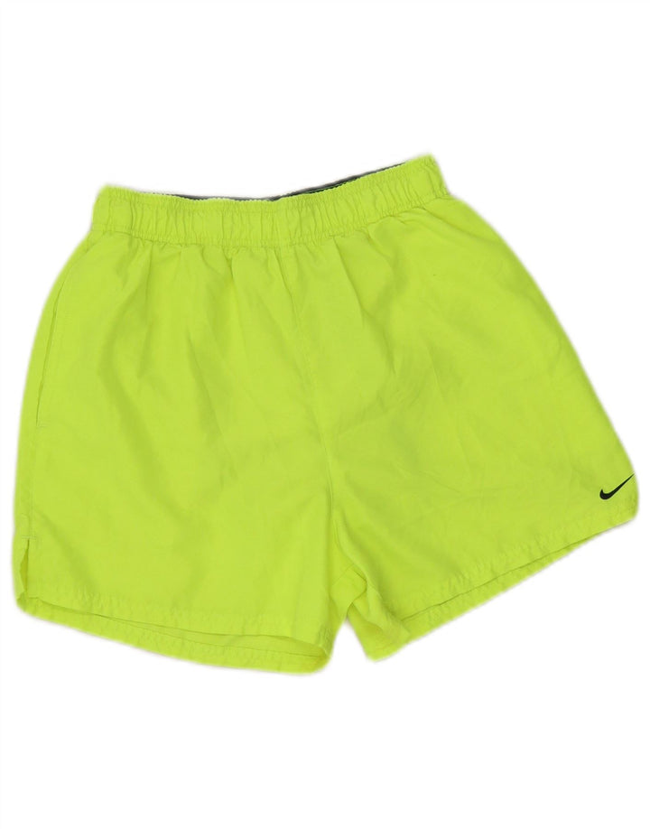 Short de sport Nike pour hommes, petit, vert, polyester