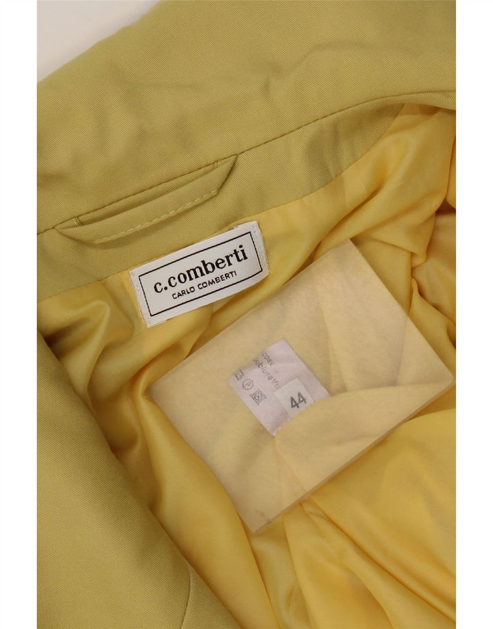Carlo Comberti Veste Bomber Double Boutonnage Femme IT 44 Jaune Moyen