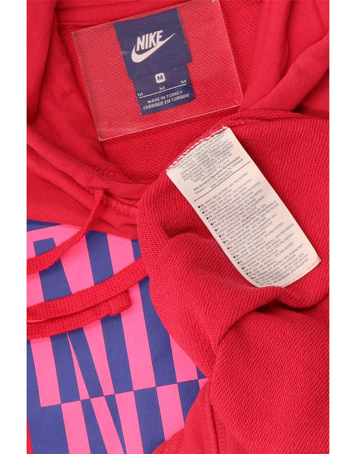 NIKE Pull à capuche graphique pour homme en coton rose moyen
