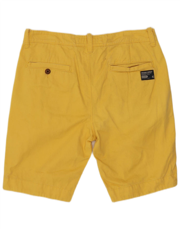SUPERDRY Short Chino Homme Medium W32 Jaune Coton