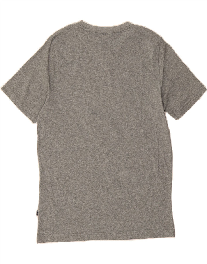 PUMA Mens Graphic T-Shirt Top Medium Grey Cotton Vintage Puma and Second-Hand Puma from Messina Hembry 