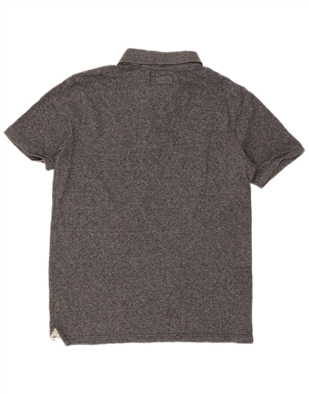 Fat Face Polo Homme Large Gris Moucheté Coton