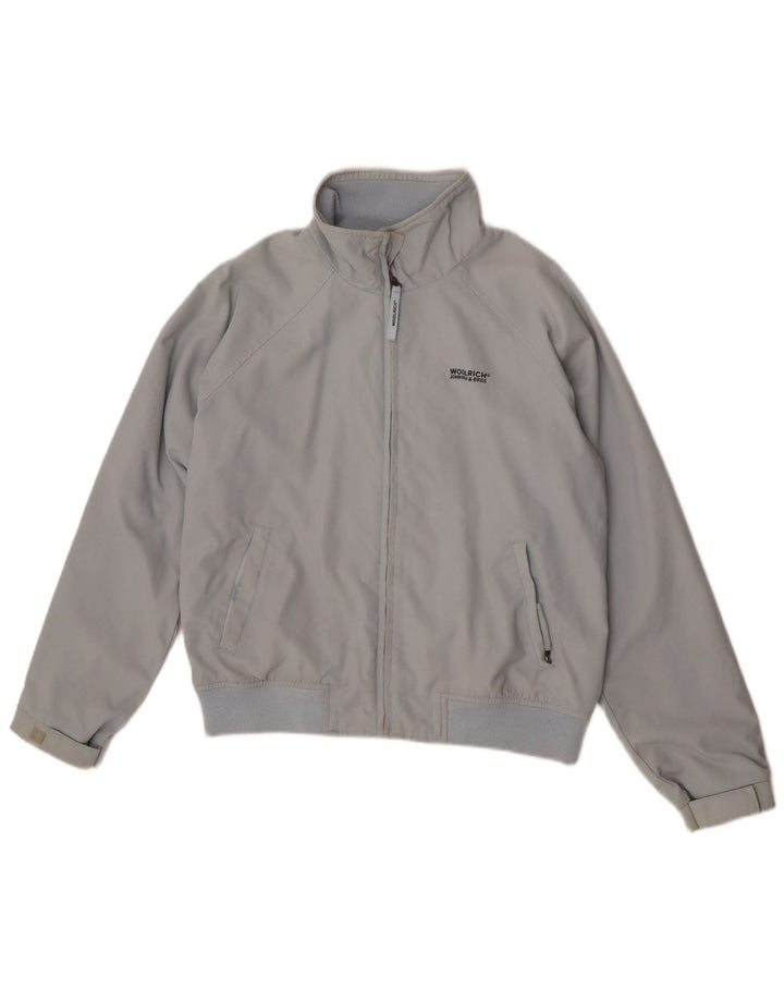 Woolrich Bomber Garçon 13-14 ans Bleu Nylon