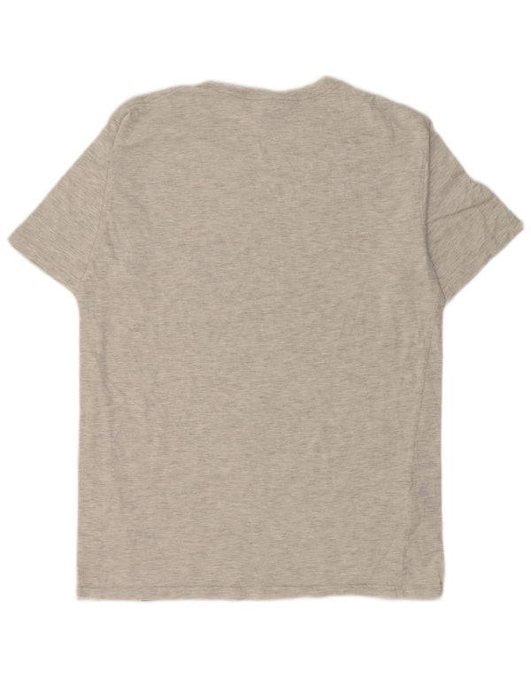 Saltrock T-Shirt Graphique Homme Grand Gris Moucheté Coton