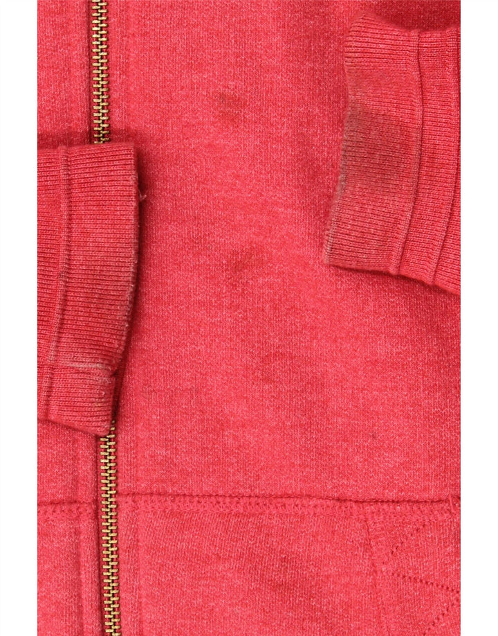 Weird Fish Pull à capuche zippé pour homme en coton rouge moyen