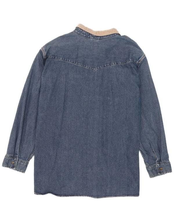 Levi's Chemise en jean coupe décontractée 4XL Homme Bleu Colorblock Coton