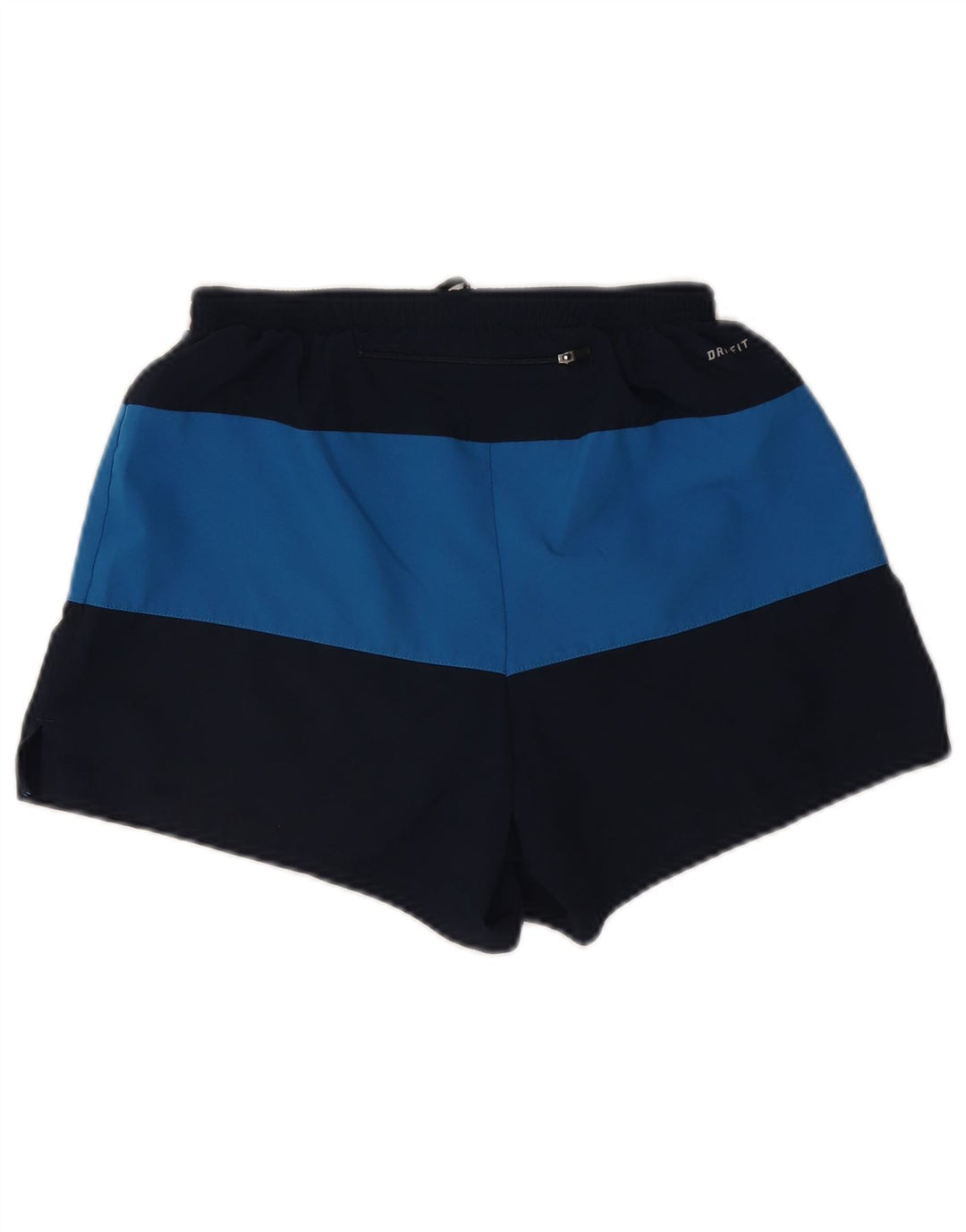 Nike Short de sport Dri Fit pour homme en polyester color block bleu marine moyen