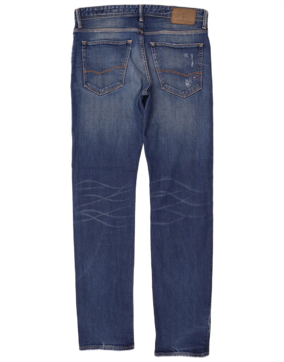 Tommy Hilfiger Jean Slim Femme W34 L34 Bleu Coton