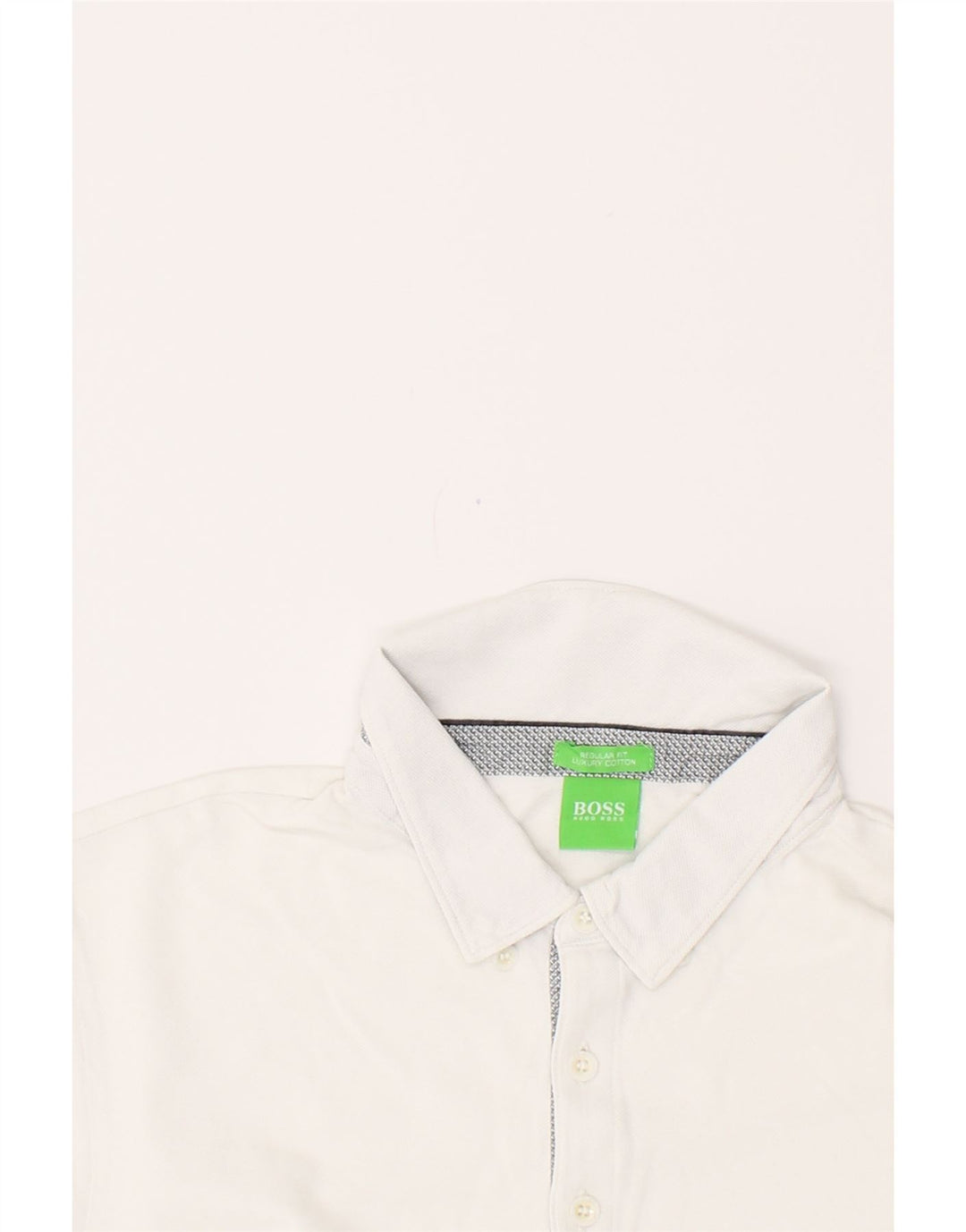 HUGO BOSS Polo Regular Fit Homme Blanc