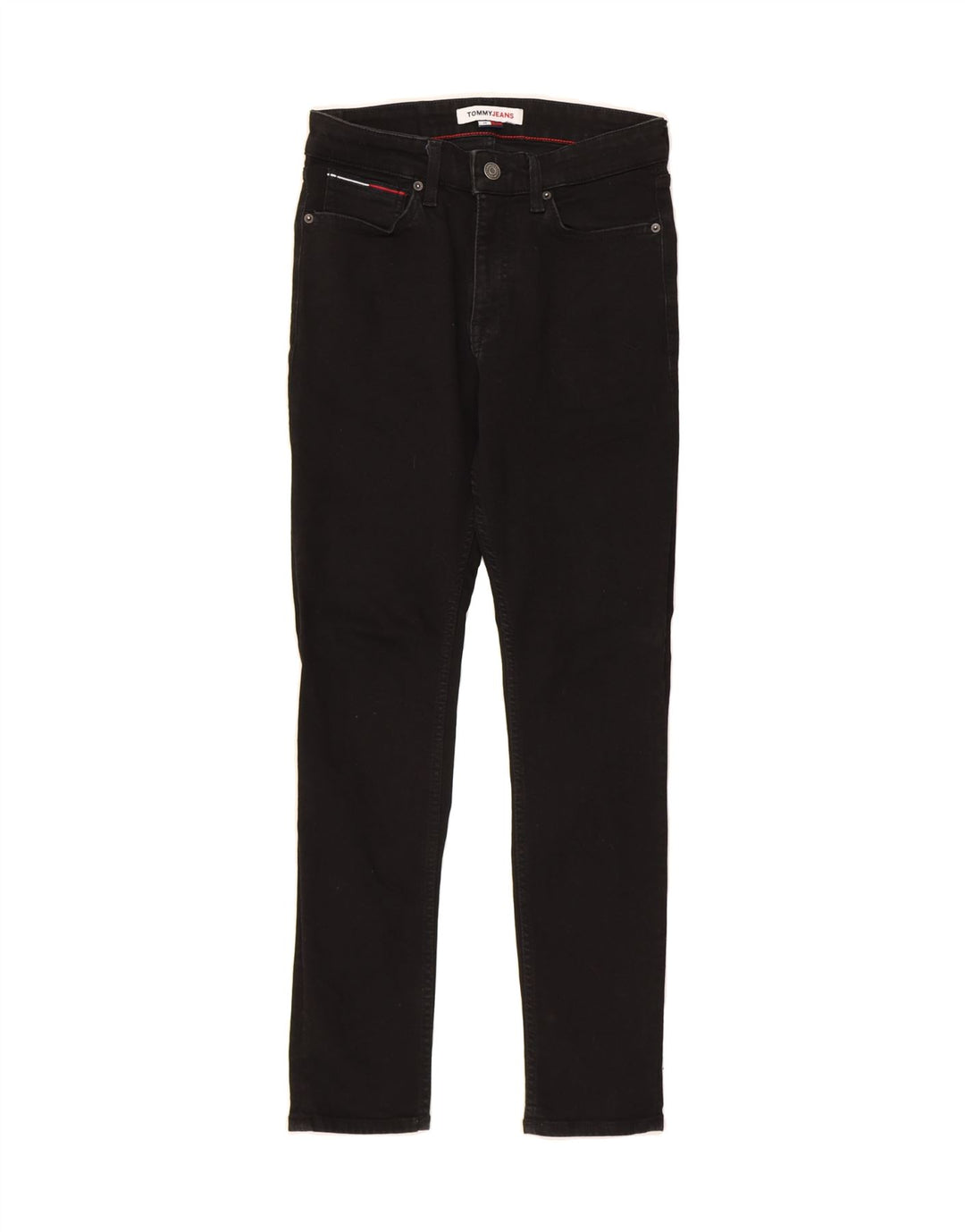 TOMMY HILFIGER Womens Slim Jeans W28 L30 Black Cotton Vintage Tommy Hilfiger and Second-Hand Tommy Hilfiger from Messina Hembry 