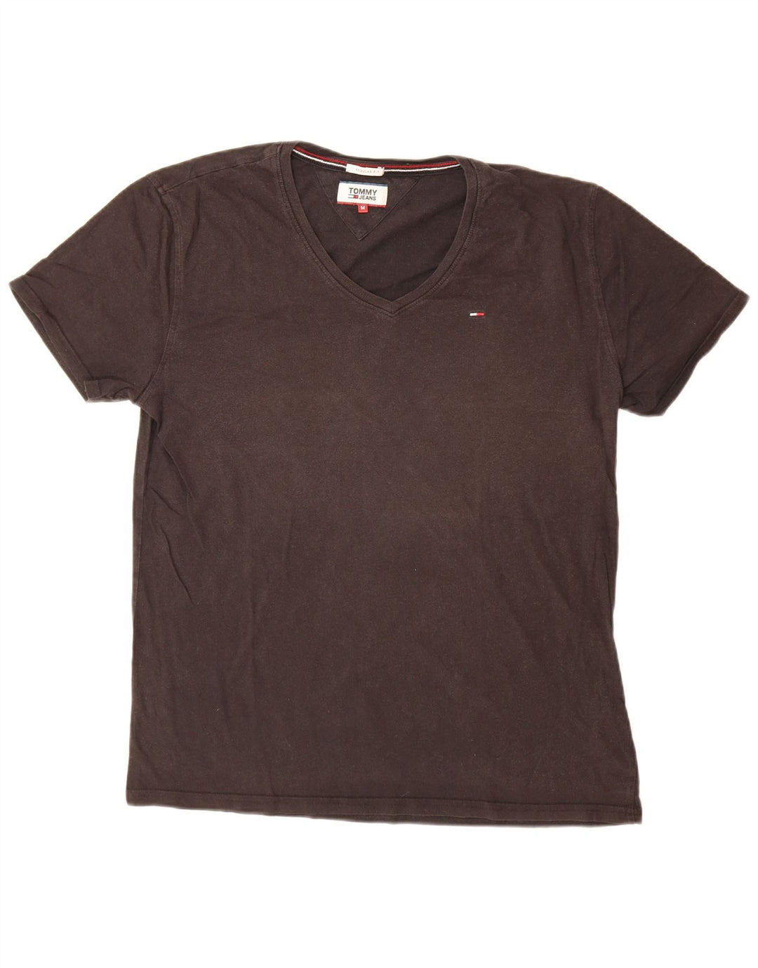 Tommy Hilfiger T-Shirt Homme Noir Moyen Coton