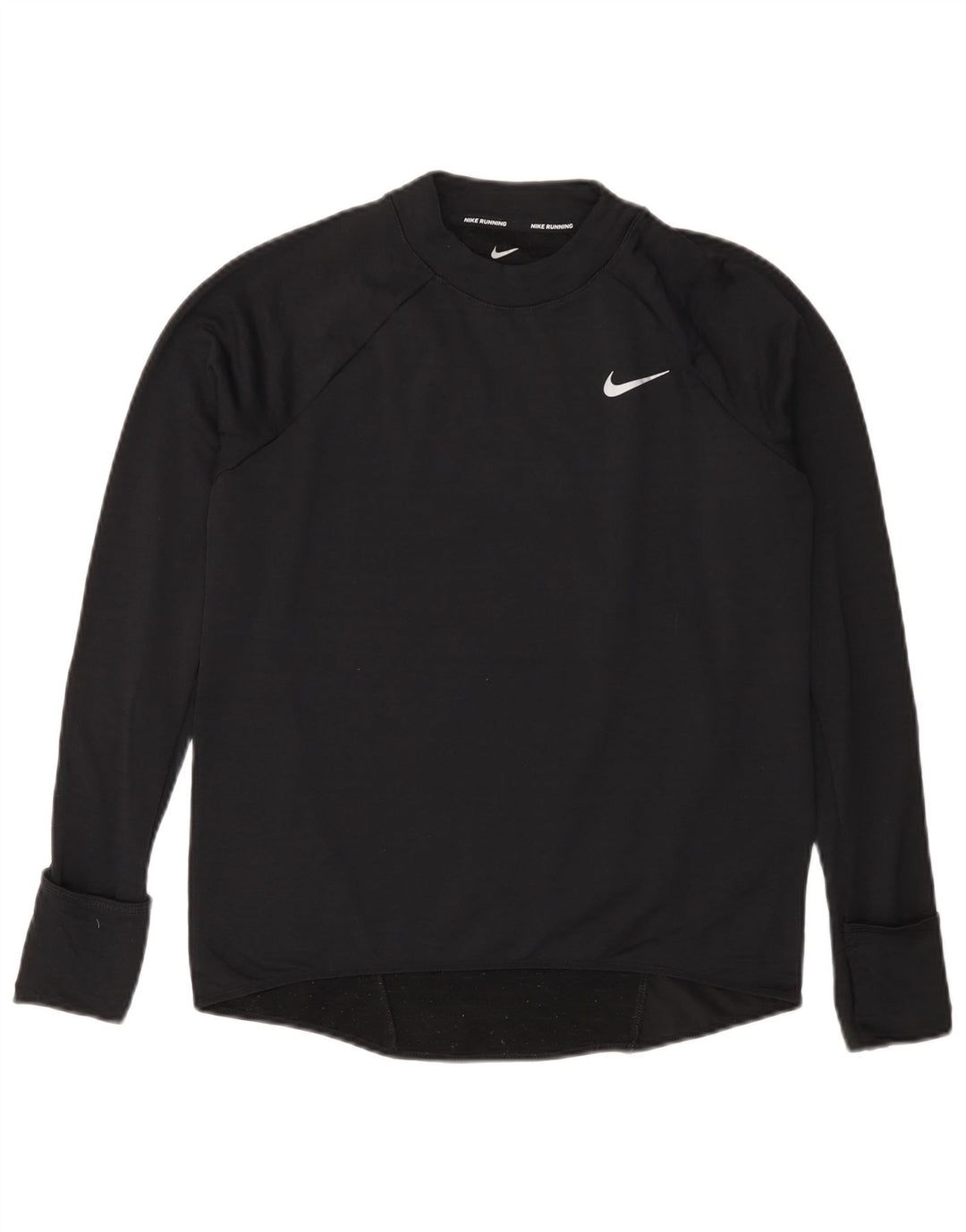 NIKE Haut Therma-Fit à manches longues pour femme UK 10 Small Noir