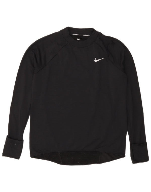 NIKE Haut Therma-Fit à manches longues pour femme UK 10 Small Noir
