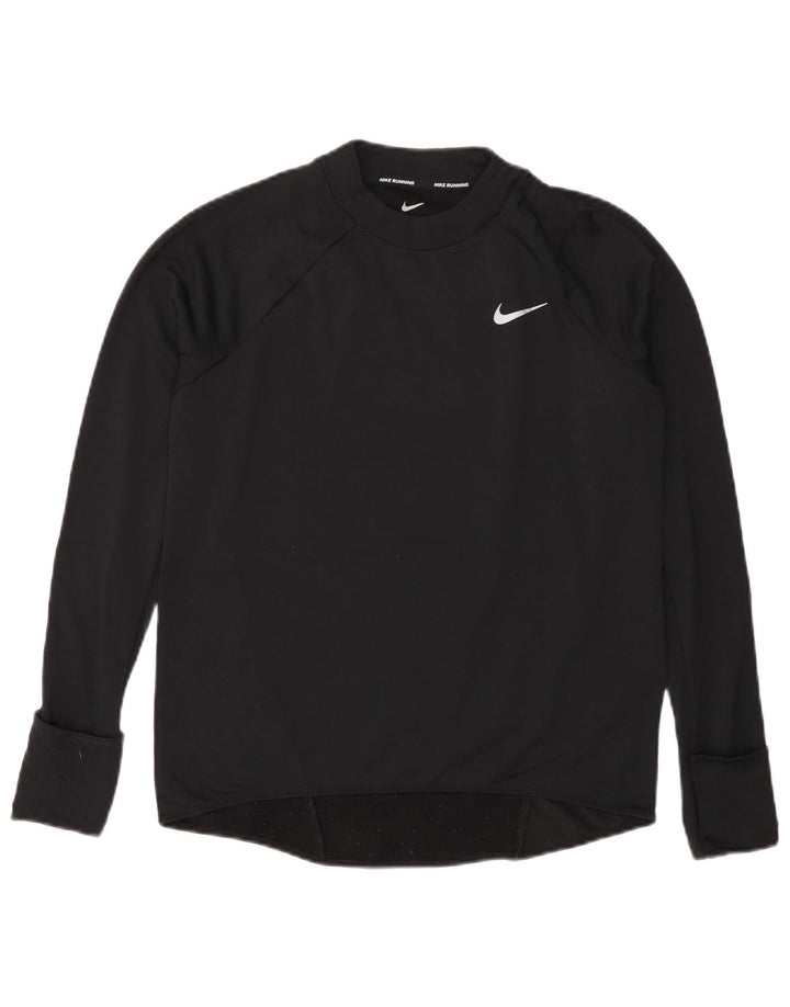 NIKE Haut Therma-Fit à manches longues pour femme UK 10 Small Noir