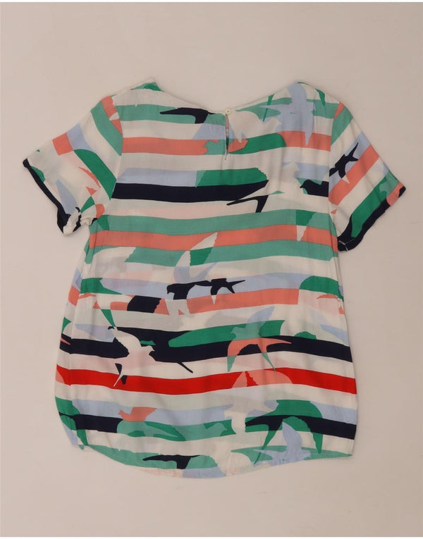 WHITE STUFF Chemisier graphique pour femme UK 42, rayures multicolores moyennes