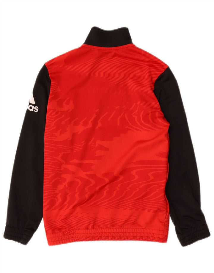 ADIDAS Veste de survêtement graphique pour garçon 7-8 ans Rouge Colourblock