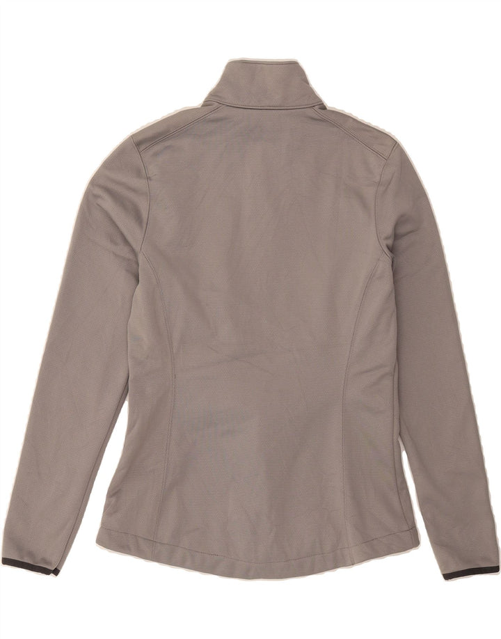 EDDIE BAUER Womens Tracksuit Top Jacket UK 10 Small Grey Polyester Vintage Eddie Bauer and Second-Hand Eddie Bauer from Messina Hembry 