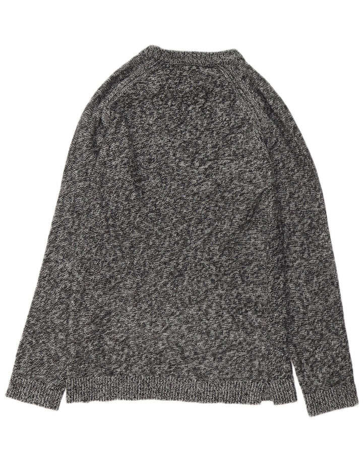 JACK & JONES Pull Col Bateau Homme Petit Gris Moucheté