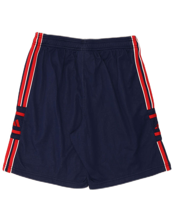 Adidas Short de Sport Graphique Homme Bleu Marine Moyen Polyamide