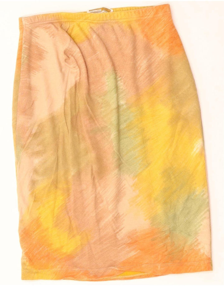 Krizia Jupe Crayon Femme Large W32 Multicolore Tie Dye