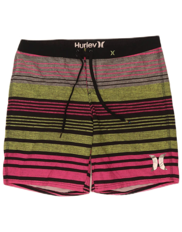 Hurley Short de Bain Phantom Homme Medium Multicolore Rayé