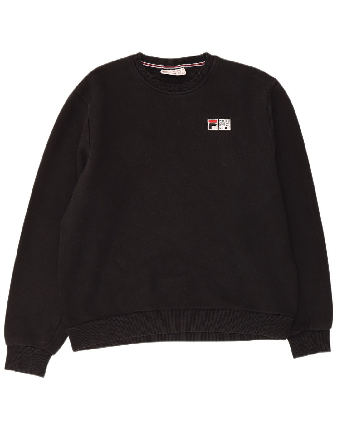FILA Sweat-Shirt Graphique Homme Noir Moyen Coton