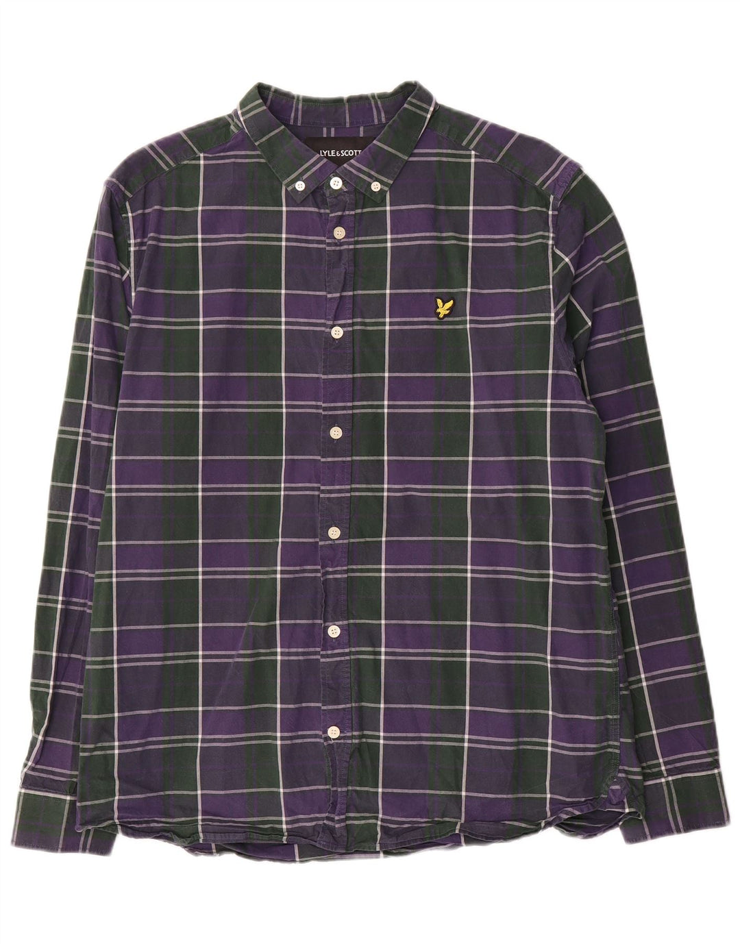 Lyle & Scott Mens Shirt XL Multicoloured Check Cotton