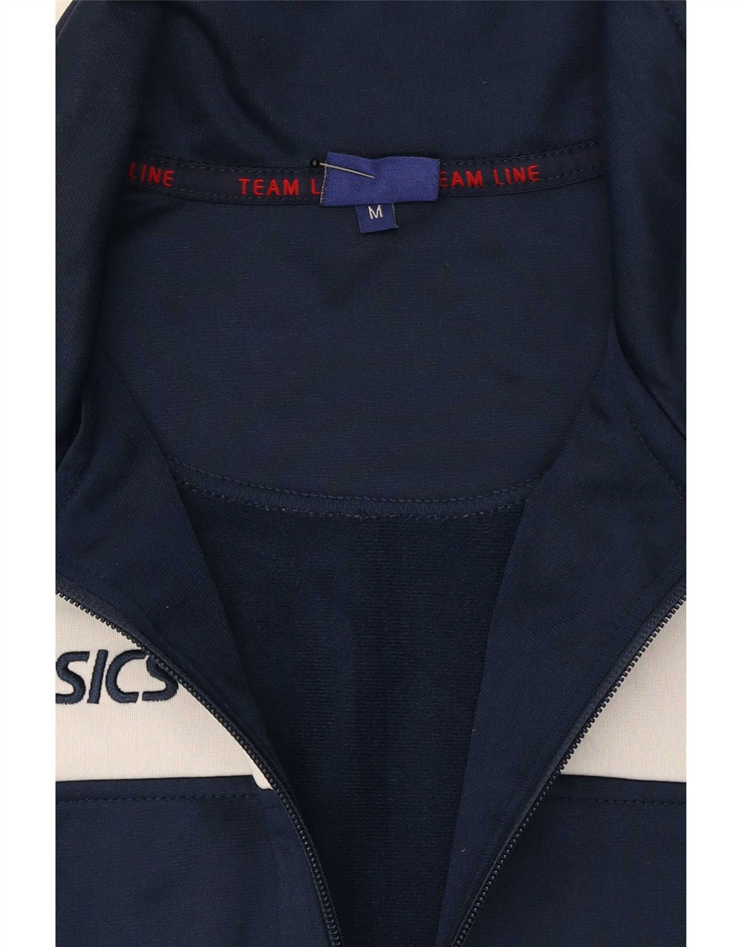 Asics Survêtement Complet Homme Bleu Marine Moyen Polyester Colorblock