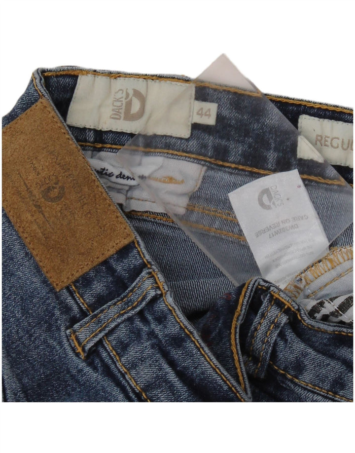 Dack's Jean skinny coupe droite pour femme IT 44 Medium W28 L31 Bleu Coton