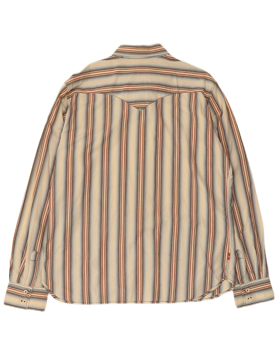 Chemise Levi's Homme Large Coton Rayé Beige