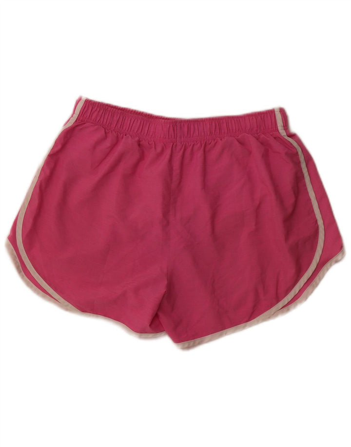 NIKE Short de sport Dri Fit pour femme UK 12 Rose moyen Polyester