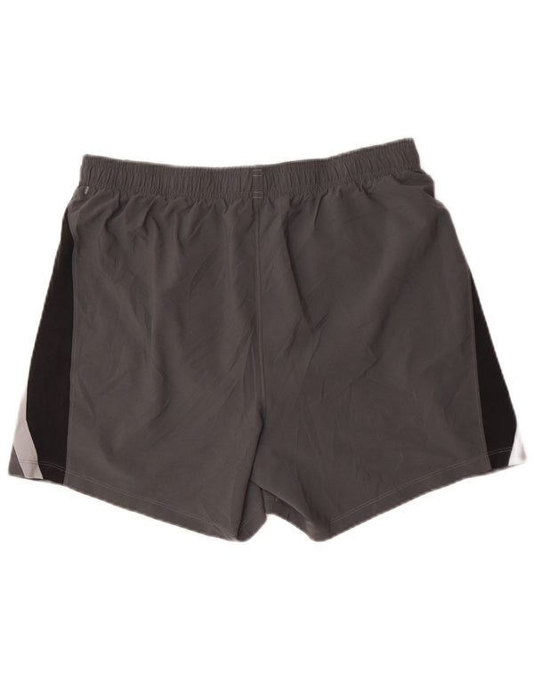Under Armour Short de Sport Heat Gear Homme Gris Colorblock Large