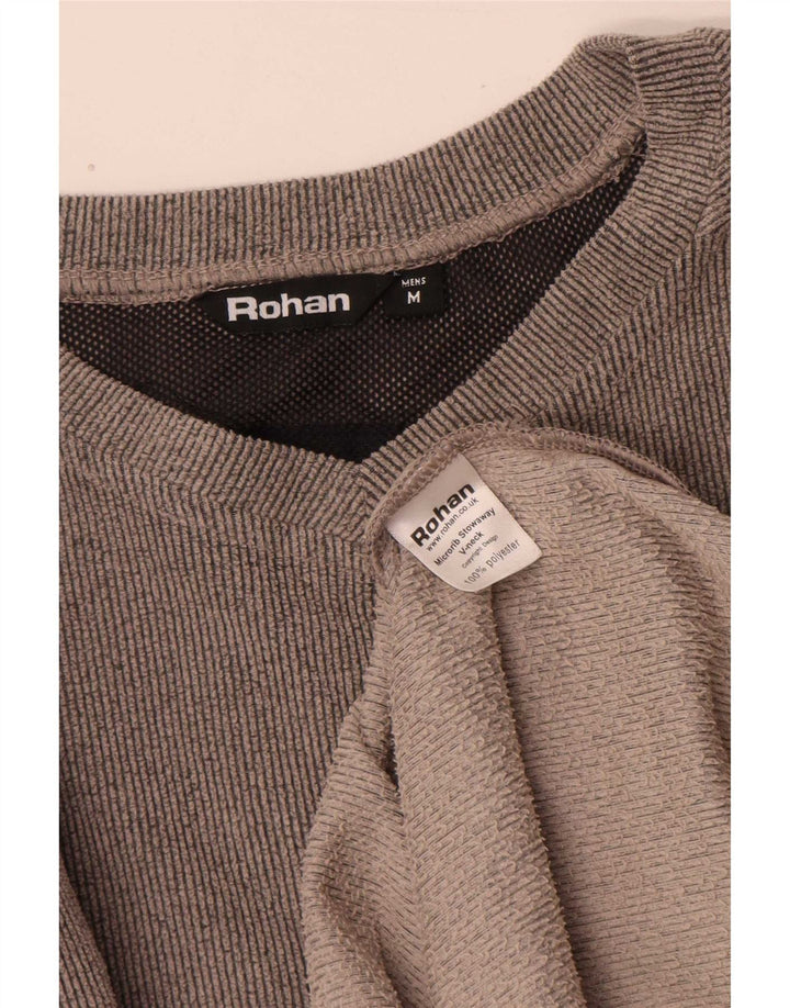 Rohan Haut Homme Manches Longues Gris Moyen Polyester